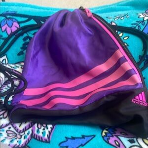 Adidas Purple and Pink Sports Sack